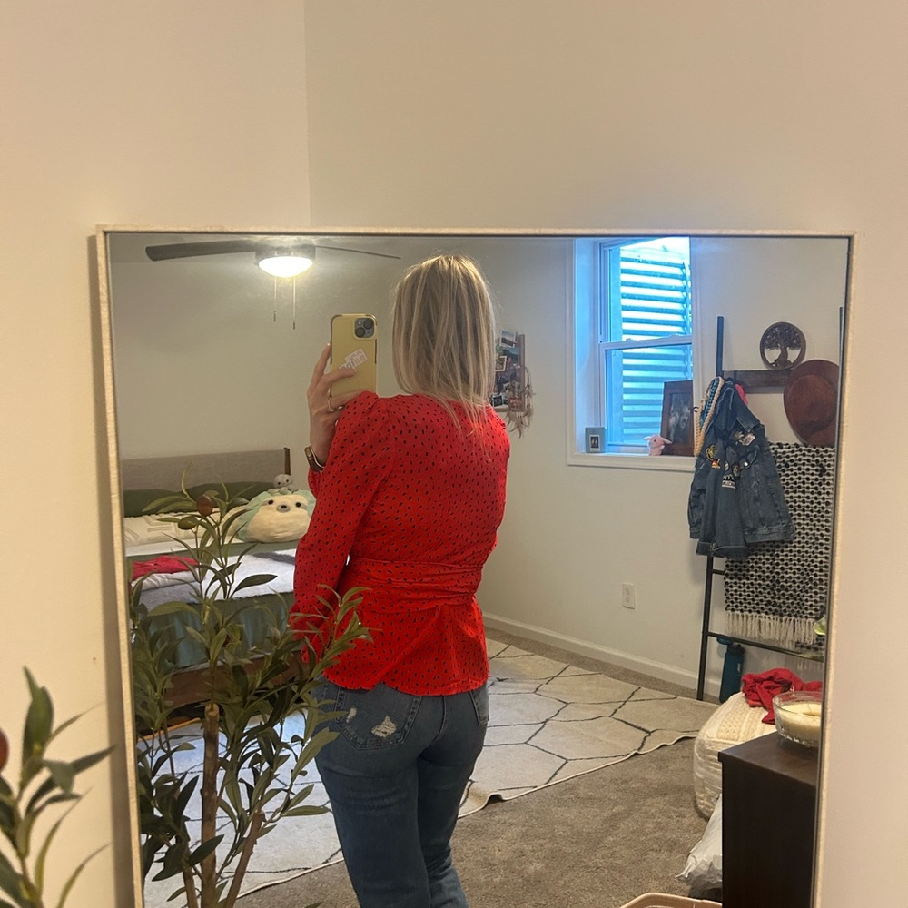 Faux, wrap top